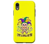 Funny Mardi Gras Voodoo Doll I Put a Spell On You Case for iPhone XR