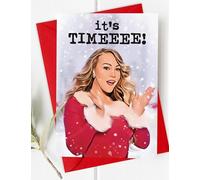 Funny Mariah Carey It's Time! Christmas Card
