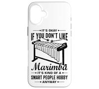 Funny Marimba Instrument Pun for a Marimba Player Case for iPhone 16 Plus