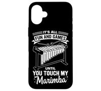 Funny Marimba Instrument Pun for a Marimba Player Case for iPhone 16 Plus