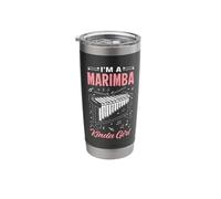 Funny Marimba Instrument Pun for a Marimba Player Stainless Steel Insulated Tumbler