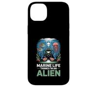 Funny Marine Life Thinks I’m An Alien Underwater Welder Case for iPhone 14 Plus