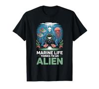 Funny Marine Life Thinks I’m an Alien Underwater Welder T-Shirt