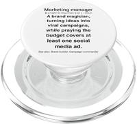 Funny Marketing Manager PopSockets PopGrip for MagSafe