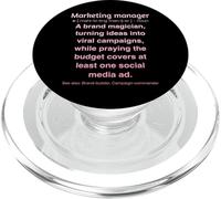 Funny Marketing Manager PopSockets PopGrip for MagSafe