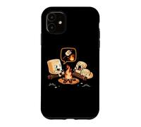 Funny Marshmallow Campfire Scary Story Roasting S’more Kids Case for iPhone 11