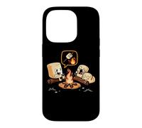 Funny Marshmallow Campfire Scary Story Roasting S’more Kids Case for iPhone 14 Pro