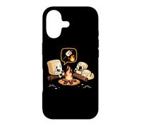 Funny Marshmallow Campfire Scary Story Roasting S’more Kids Case for iPhone 17