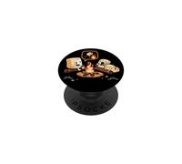 Funny Marshmallow Campfire Scary Story Roasting S’more Kids PopSockets Adhesive PopGrip