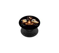Funny Marshmallow Campfire Scary Story Roasting Smore Humor PopSockets Adhesive PopGrip