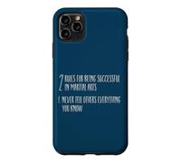 Funny Martial Arts 2 Rules for being successful Case for iPhone 11 Pro Max