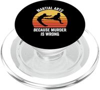 Funny Martial Arts Saying MMA Jiu Jitsu BJJ Karate Lover PopSockets PopGrip for MagSafe