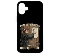 Funny Martin Luther 95 Theses Wittenberg Reformation Case for iPhone 16 Plus