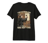 Funny Martin Luther 95 Theses Wittenberg Reformation Premium T-Shirt