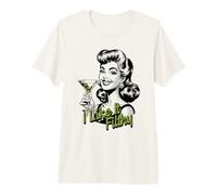 Funny Martini Drinking Woman, Filthy Dirty Martini Premium T-Shirt