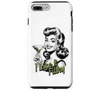 Funny Martini Drinking Woman, I Like It Filthy Dirty Martini Case for iPhone 7 Plus/8 Plus