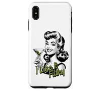 Funny Martini Drinking Woman, I Like It Filthy Dirty Martini Case for iPhone XS Max