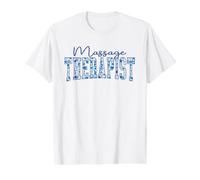Funny Massage Therapist Muscle Therapy Funny Massage Therapy Value Graphic T-Shirt, Men, White, L