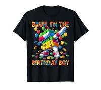 Funny Master Builder Kids Boys Bruh I’M The Birthday BOY T-Shirt