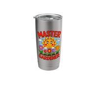 Funny Master Gardener with Happy Sun Stainless Steel Insulated Tumbler