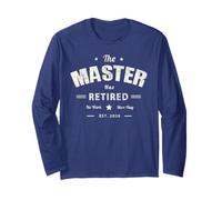Funny Master HAS Retired 2026 Dad Cruise Father Trip Long Sleeve T-Shirt