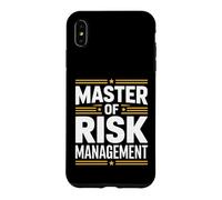 Funny Master Of Risk Management Saying Case for iPhone XS Max