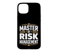 Funny Master Of Risk Management Saying Workplace Case for iPhone 15 Plus