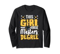 Funny Masters Class of 2024 MBA Ladies Masters Graduation Long Sleeve T-Shirt