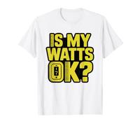 Funny Masters Cyclist Watts Power Meter Humor Cycling Over T-Shirt