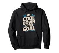 Funny Masters Swimmer Cool Down Workout Humor Bold Swimming Pullover Hoodie