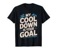 Funny Masters Swimmer Cool Down Workout Humor Bold Swimming T-Shirt