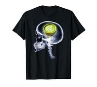 Funny Matcha Latte Brain Xray Green Tea Meme T-Shirt