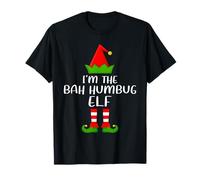 Funny Matching Family I'm The Bah Humbug Elf Christmas T-Shirt