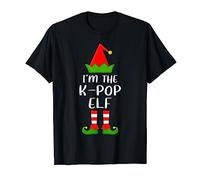 Funny Matching Family I'm The K-Pop Elf Christmas T-Shirt