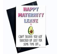 Funny Maternity Leave Card Work Colleague Congratulations Maternity Card New Baby Greeting Card New Mum to Be Card Leaving Job Card PC243