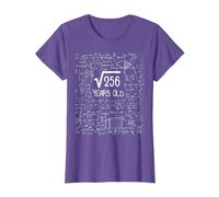 Funny Math 16th Birthday Square Root Of 256 16 Years Old T-Shirt
