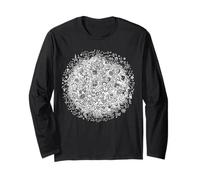 Funny Math Abstract Art Doodle Costume Scribble Scrubbies Long Sleeve T-Shirt