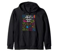 Funny Math Birthday Design with Colorful Equations Zip Hoodie
