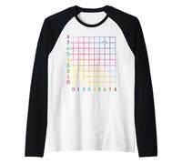 Funny Math Coordinate 67 Meme Six Seven Geometry Teacher Raglan Baseball Tee