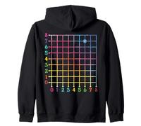 Funny Math Coordinate 67 Meme Six Seven Geometry Teacher Zip Hoodie