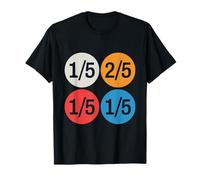 Funny Math Fraction Humor for Mathematicians T-Shirt