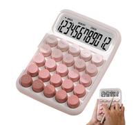 Funny Math Gadgets- Kids Calculator Digital Learning Device Lightweight | Bright Color Shell, Large Screen Easy -to -Read, Rugged Protective Case with Interface