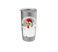 Funny Math Geometry Equation Formula, MATHEMACHICKEN Stainless Steel Insulated Tumbler