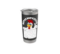 Funny Math Geometry Equation Formula, MATHEMACHICKEN Stainless Steel Insulated Tumbler