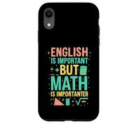 Funny Math Grammar Humor for Teachers and Nerd Students Case for iPhone XR