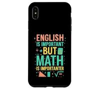 Funny Math Grammar Humor for Teachers and Nerd Students Case for iPhone XS Max