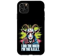 Funny Math I'm The G.O.A.T. Teacher Mathematics Calculator Case for iPhone 11 Pro Max