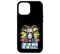 Funny Math I'm The G.O.A.T. Teacher Mathematics Calculator Case for iPhone 12 Pro Max