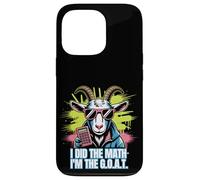 Funny Math I'm The G.O.A.T. Teacher Mathematics Calculator Case for iPhone 13 Pro