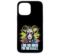 Funny Math I'm The G.O.A.T. Teacher Mathematics Calculator Case for iPhone 13 Pro Max